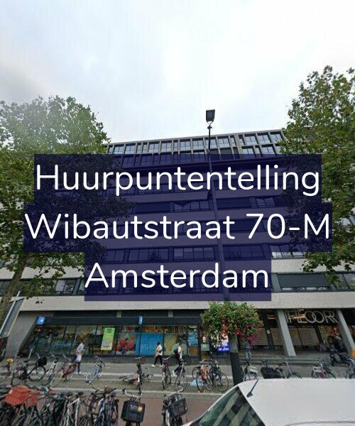 Foto gevel Huurpuntentelling voor Wibautstraat 70-M, Amsterdam