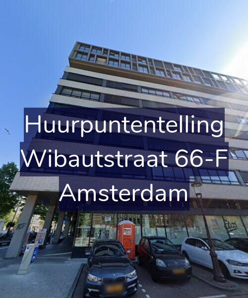 Foto gevel Huurpuntentelling voor Wibautstraat 66-F, Amsterdam