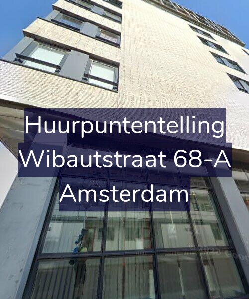 Foto gevel Huurpuntentelling voor Wibautstraat 68-A, Amsterdam