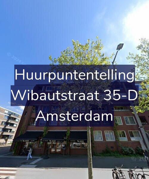 Foto gevel Huurpuntentelling voor Wibautstraat 35-D, Amsterdam