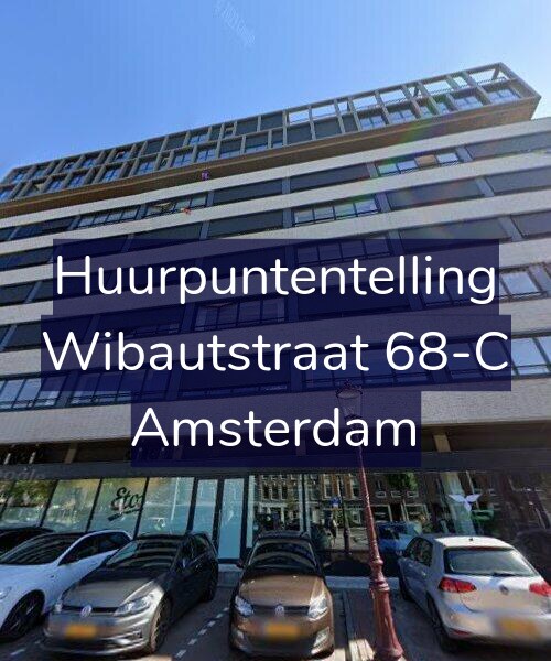 Foto gevel Huurpuntentelling voor Wibautstraat 68-C, Amsterdam