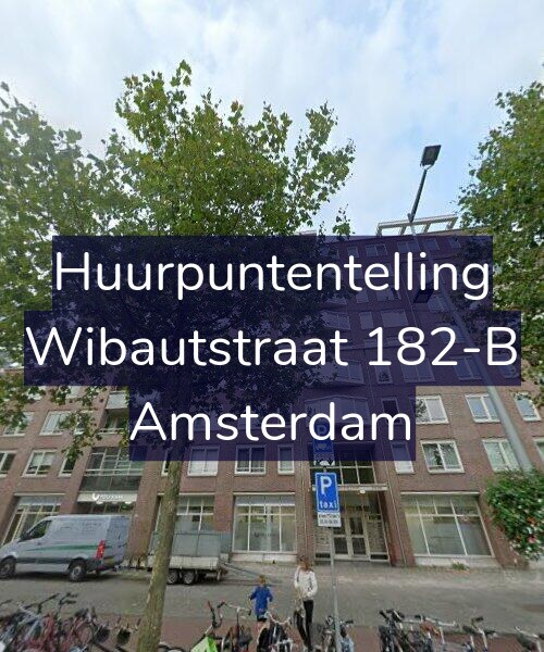 Foto gevel Huurpuntentelling voor Wibautstraat 182-B, Amsterdam