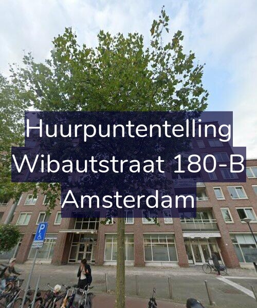 Foto gevel Huurpuntentelling voor Wibautstraat 180-B, Amsterdam