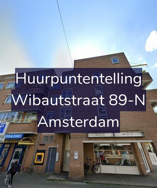 Foto gevel Huurpuntentelling voor Wibautstraat 89-N, Amsterdam
