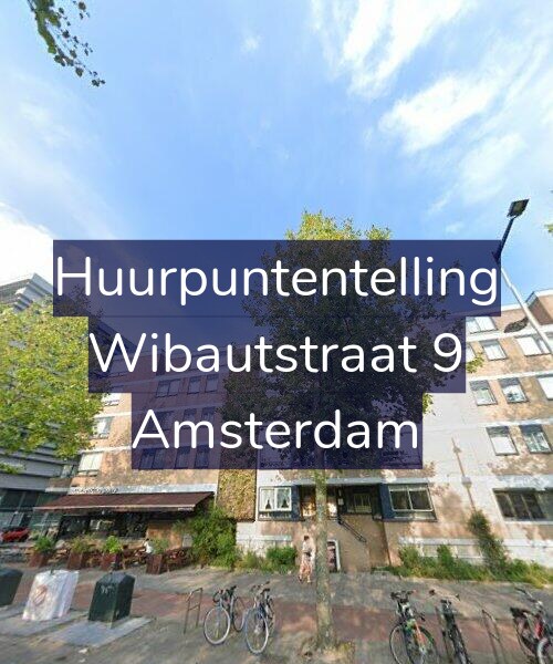 Foto gevel Huurpuntentelling voor Wibautstraat 9, Amsterdam