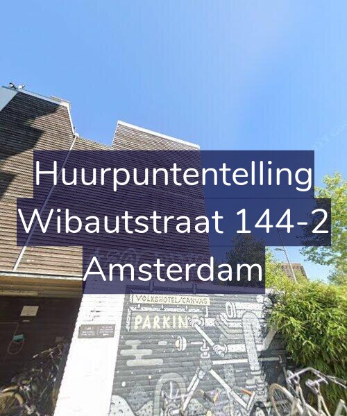 Foto gevel Huurpuntentelling voor Wibautstraat 144-2, Amsterdam