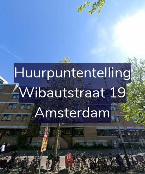 Foto gevel Huurpuntentelling voor Wibautstraat 19, Amsterdam