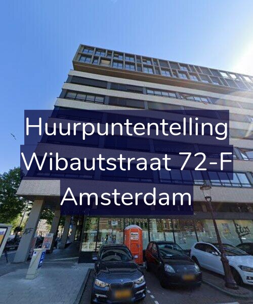 Foto gevel Huurpuntentelling voor Wibautstraat 72-F, Amsterdam
