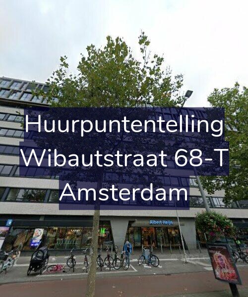 Foto gevel Huurpuntentelling voor Wibautstraat 68-T, Amsterdam