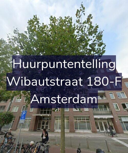 Foto gevel Huurpuntentelling voor Wibautstraat 180-F, Amsterdam