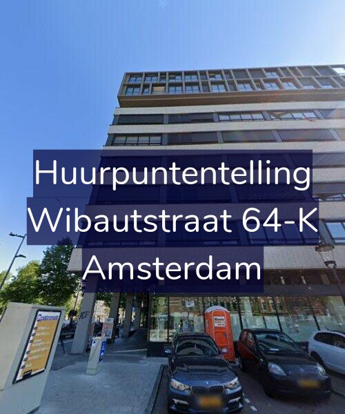 Foto gevel Huurpuntentelling voor Wibautstraat 64-K, Amsterdam