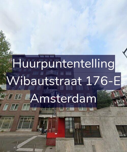 Foto gevel Huurpuntentelling voor Wibautstraat 176-E, Amsterdam