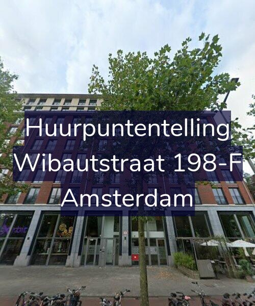 Foto gevel Huurpuntentelling voor Wibautstraat 198-F, Amsterdam