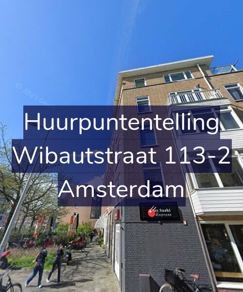 Foto gevel Huurpuntentelling voor Wibautstraat 113-2, Amsterdam