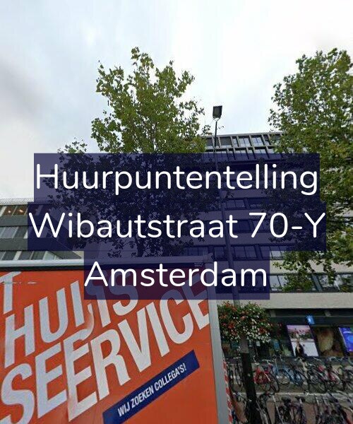 Foto gevel Huurpuntentelling voor Wibautstraat 70-Y, Amsterdam
