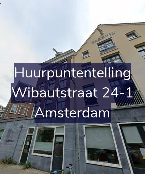 Foto gevel Huurpuntentelling voor Wibautstraat 24-1, Amsterdam