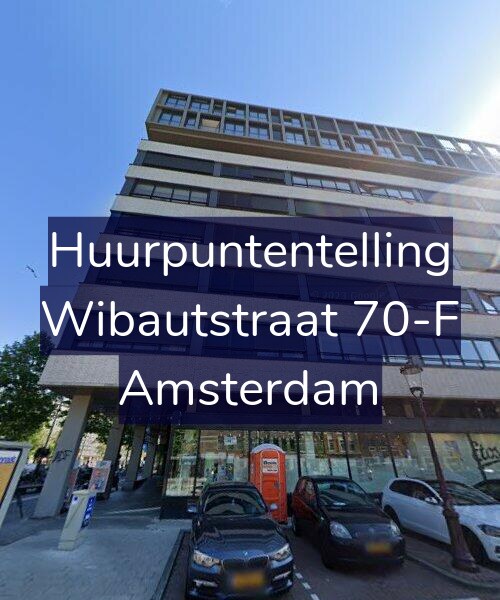 Foto gevel Huurpuntentelling voor Wibautstraat 70-F, Amsterdam