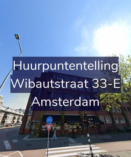 Foto gevel Huurpuntentelling voor Wibautstraat 33-E, Amsterdam