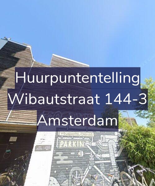 Foto gevel Huurpuntentelling voor Wibautstraat 144-3, Amsterdam