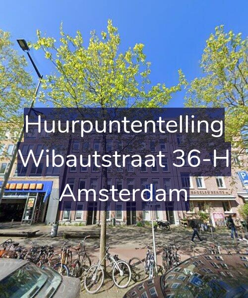 Foto gevel Huurpuntentelling voor Wibautstraat 36-H, Amsterdam