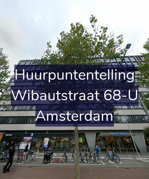 Foto gevel Huurpuntentelling voor Wibautstraat 68-U, Amsterdam