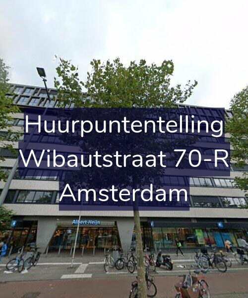 Foto gevel Huurpuntentelling voor Wibautstraat 70-R, Amsterdam