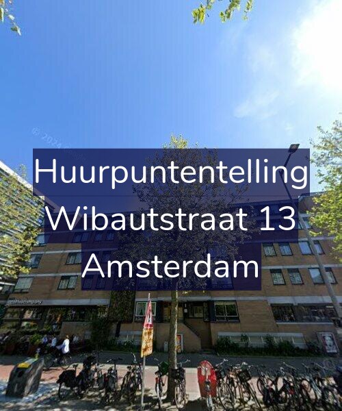 Foto gevel Huurpuntentelling voor Wibautstraat 13, Amsterdam