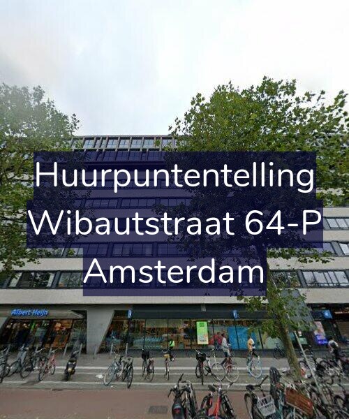 Foto gevel Huurpuntentelling voor Wibautstraat 64-P, Amsterdam