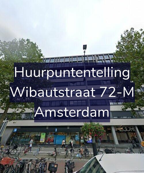 Foto gevel Huurpuntentelling voor Wibautstraat 72-M, Amsterdam