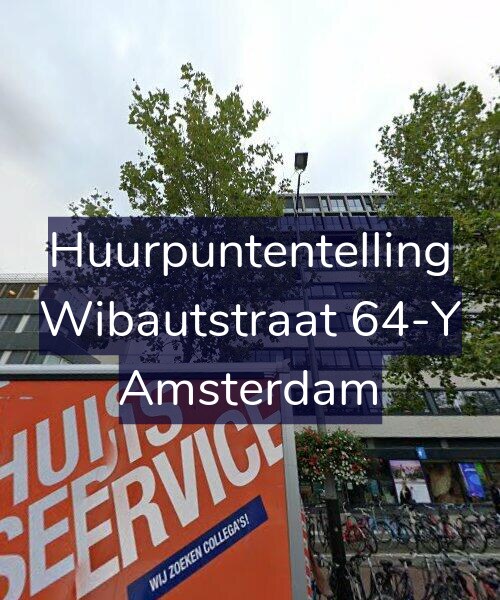 Foto gevel Huurpuntentelling voor Wibautstraat 64-Y, Amsterdam