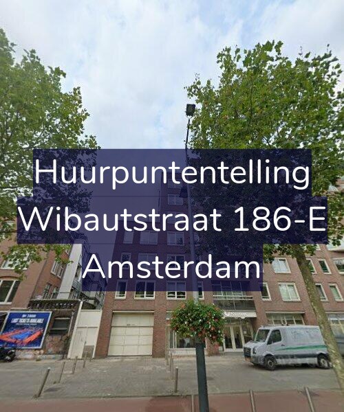 Foto gevel Huurpuntentelling voor Wibautstraat 186-E, Amsterdam