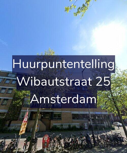 Foto gevel Huurpuntentelling voor Wibautstraat 25, Amsterdam