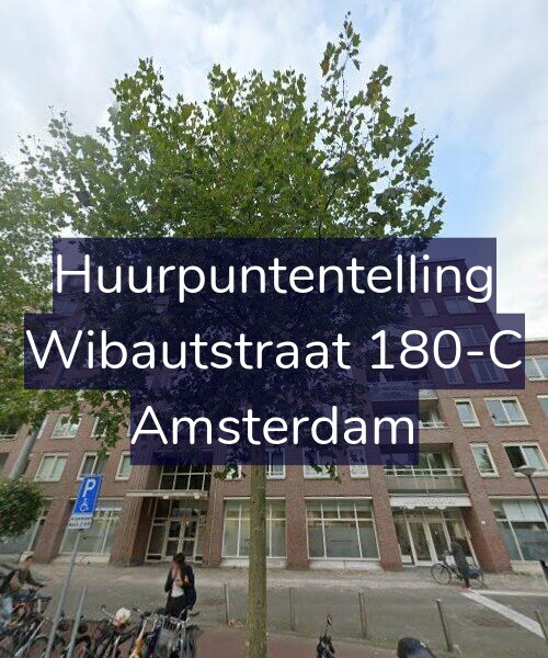 Foto gevel Huurpuntentelling voor Wibautstraat 180-C, Amsterdam