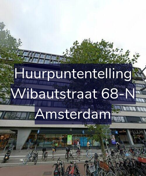 Foto gevel Huurpuntentelling voor Wibautstraat 68-N, Amsterdam