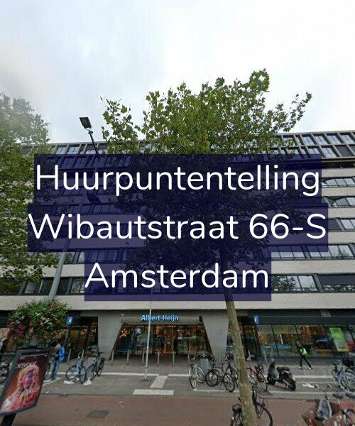 Foto gevel Huurpuntentelling voor Wibautstraat 66-S, Amsterdam