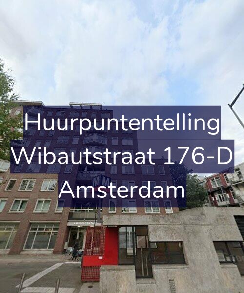 Foto gevel Huurpuntentelling voor Wibautstraat 176-D, Amsterdam