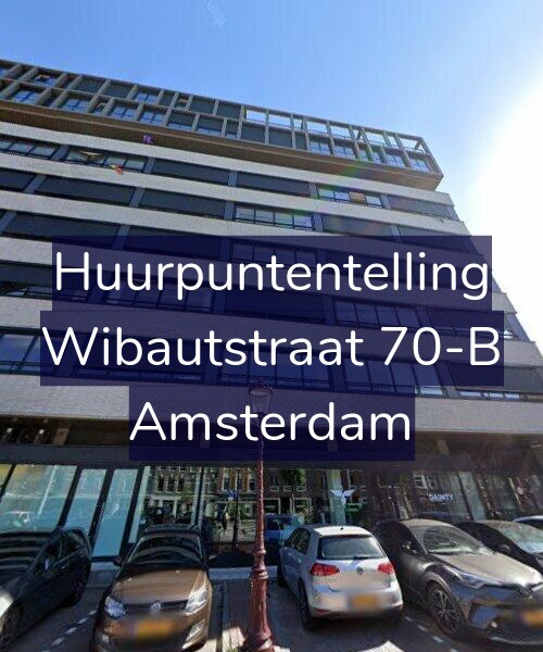 Foto gevel Huurpuntentelling voor Wibautstraat 70-B, Amsterdam