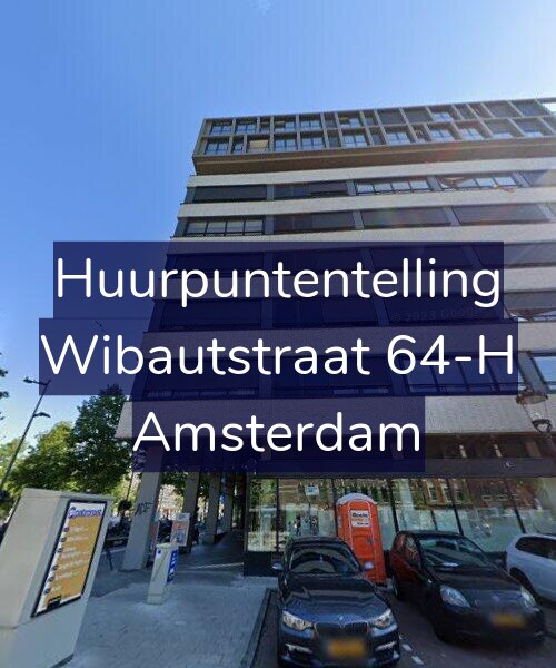 Foto gevel Huurpuntentelling voor Wibautstraat 64-H, Amsterdam
