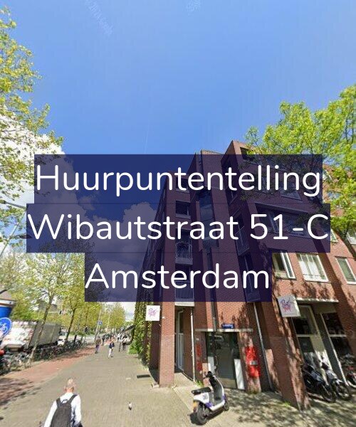 Foto gevel Huurpuntentelling voor Wibautstraat 51-C, Amsterdam