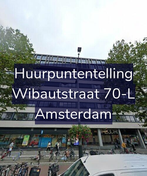 Foto gevel Huurpuntentelling voor Wibautstraat 70-L, Amsterdam