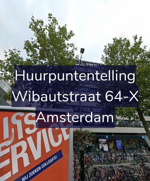 Foto gevel Huurpuntentelling voor Wibautstraat 64-X, Amsterdam