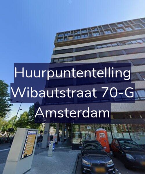 Foto gevel Huurpuntentelling voor Wibautstraat 70-G, Amsterdam