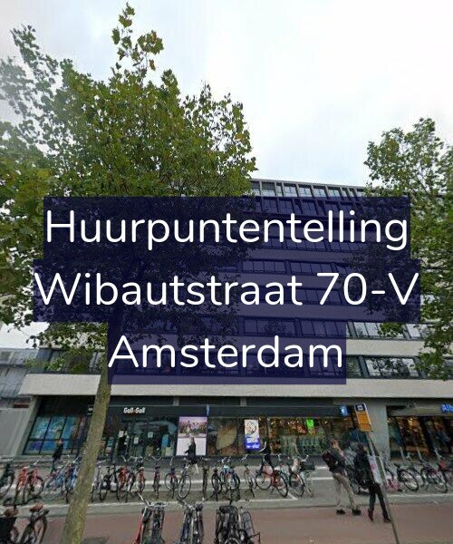 Foto gevel Huurpuntentelling voor Wibautstraat 70-V, Amsterdam