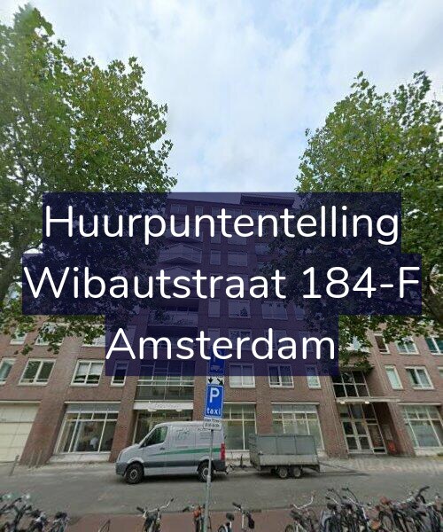 Foto gevel Huurpuntentelling voor Wibautstraat 184-F, Amsterdam