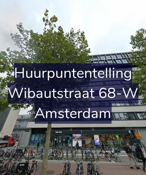 Foto gevel Huurpuntentelling voor Wibautstraat 68-W, Amsterdam