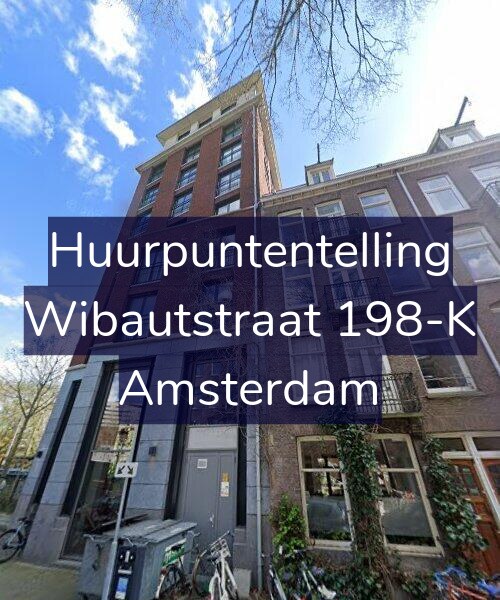 Foto gevel Huurpuntentelling voor Wibautstraat 198-K, Amsterdam