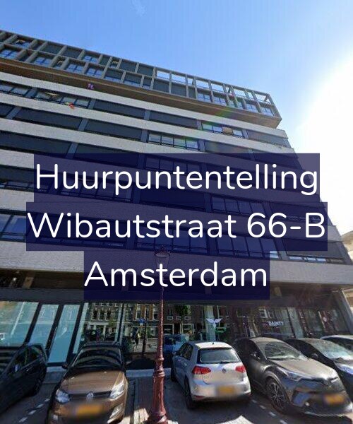 Foto gevel Huurpuntentelling voor Wibautstraat 66-B, Amsterdam
