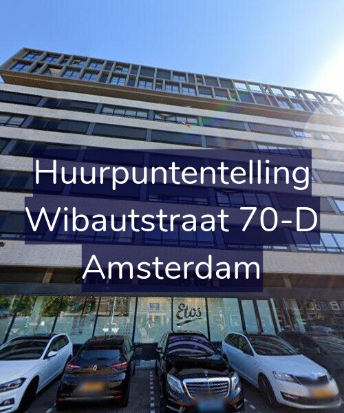 Foto gevel Huurpuntentelling voor Wibautstraat 70-D, Amsterdam