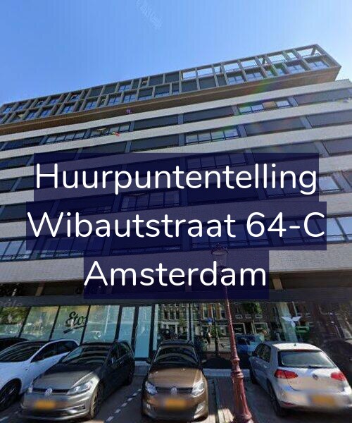 Foto gevel Huurpuntentelling voor Wibautstraat 64-C, Amsterdam