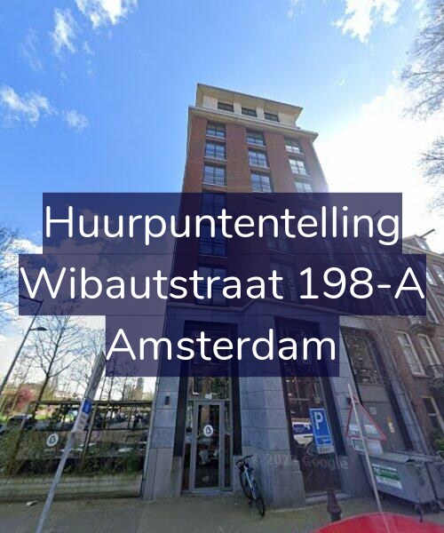 Foto gevel Huurpuntentelling voor Wibautstraat 198-A, Amsterdam